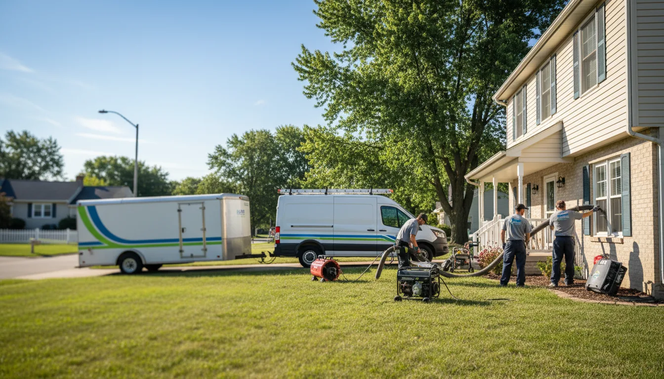 Flooded Basement Restoration And Cleanup With Repair in Hopkinton, IA near me